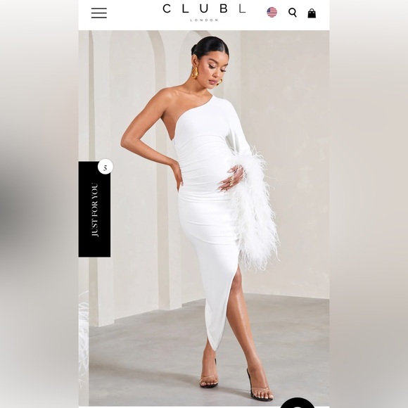 Club L London Maternity Dress - Picture 1 of 13